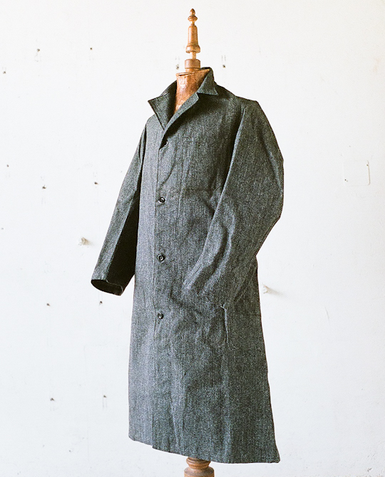 Black Chambrey coat -1