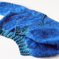 lady's Knit Blue re-17