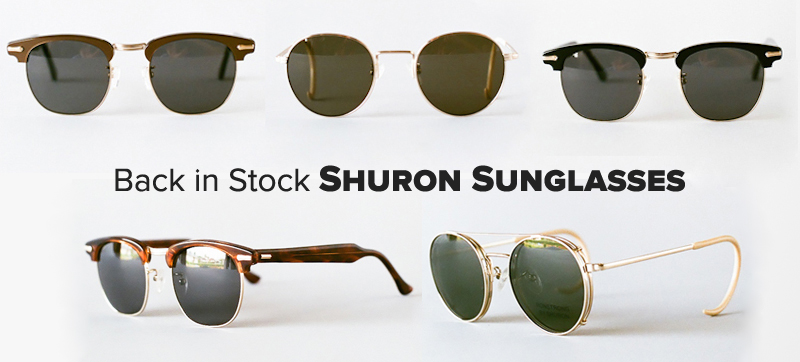商品の入荷：アメリカを代表する Shuronのサングラスの入荷